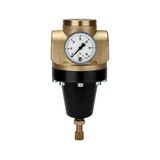 Riegler Hogedrukregelaar 60 bar, incl. manometer, G 1, regelbereik 3-50 bar