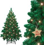 LILIIN Kunstkerstboom 180 cm met LED-verlichting, groen, PVC