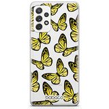 ERT GROUP mobiel telefoonhoesje voor Samsung A73 5G origineel en officieel erkend Babaco patroon Butterflies 002 optimaal aangepast aan de vorm van de mobiele telefoon, gedeeltelijk bedrukt