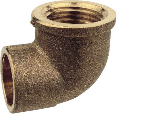 KIRCHHOFF BR Knie 90° - Blanco - 15 mm x 1/2"BI - 1 Mof (4090g) (10x)