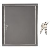 KOTARBAU® Inspectieklep, Inspectiedeur, Roestvrij Staal, 25x30 cm, Zilver, Toegangspaneel, Inspectieluik met Slot, en 2 Sleutels, Revisiedeur, voor Binnen en Buiten