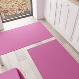 PETTI Artigiani Italiani - Keukentapijt, keukenloper, wasbaar, antislip, keukenloper, eenkleurig, 52 x 240 cm, fuchsia, 100% Made in Italy