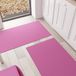 PETTI Artigiani Italiani - Keukentapijt, keukenloper, wasbaar, antislip, keukenloper, eenkleurig, 52 x 240 cm, fuchsia, 100% Made in Italy