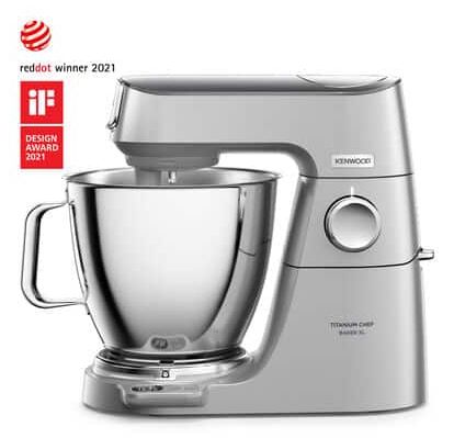 Kenwood Titanium Chef Baker XL keukenmachine - 1500W - Zilverkleurig