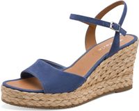 Tamaris Plateau Sandalen Dames Blauw