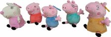 Peppa Pig Porte-clés/portefeuille en peluche avec clip