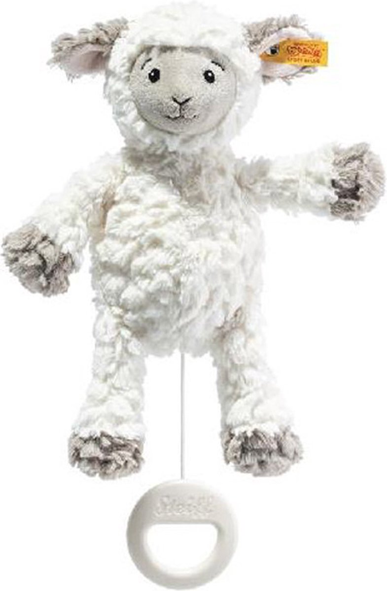 Steiff Muziekdoos Lita lam wit, 26 cm