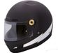 Merlin Revival Vintage Flash Helm - Integraalhelm - Zwart Mat - L