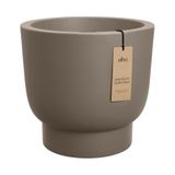 Elho Amber Grail 30 - Pot de fleurs intérieur & extérieur - 100% plastique recyclé - Ø 29.5 x H 28.3 cm - Terre de Sienne brûlée