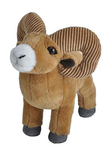 Wild Republic 11470 pluche dikke hoornschaap, Cuddlekins knuffeldier, pluche dier, 20 cm