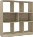 vidaXL Boekenkast 97,5x29,5x100 cm hout sonoma eiken