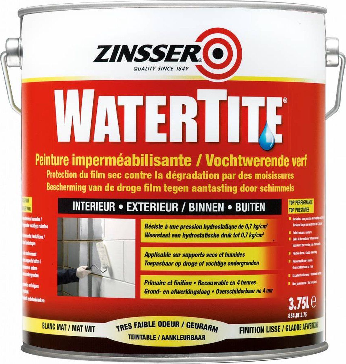 Zinsser Watertite - 5 Liter - 5413436052676