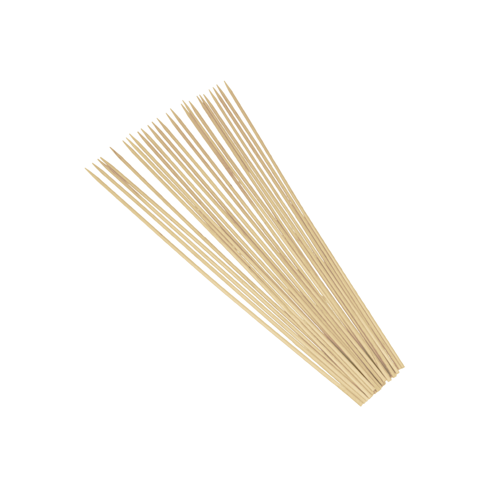 Metaltex Houten Spiezen - 25 cm - 100 stuks