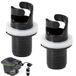 Adaptateur de pompe à air - Plastique robuste - Jeu de 2 - Pour bateaux et bateaux gonflables