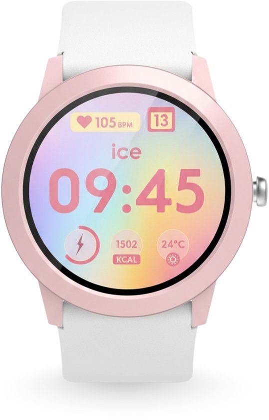 Ice Watch ICE smart junior RD 3.0 - Pink - White Smartwatch - Ø 39 mm