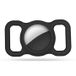 Apple AirTag 1/2 Tech-Protect Étui en silicone lisse pour collier d'animal de compagnie - Noir