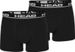 Head Basic Boxer 2-Pack - Men's Boxers Black-L
