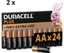 Duracell piles AA - piles alcalines - 1,5V, LR6 - 48 pièces