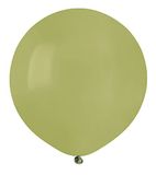 25 ballonnen van natuurlijke latex premium kwaliteit G150 (Ø 48 cm) olijfgroen