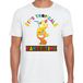 Bellatio Decorations Tropical party shirt heren - party time - wit - carnaval - tropisch themafeest S
