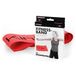Kintex Fitnessband, 2,5 m x 15 cm, gymnastiekband in 7 diktes, 100% latex, draagbare trainingsband