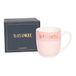 Draeger Paris - Keramische mok - roze - "Tu Es Unique" - 320 ml - met geschenkdoos