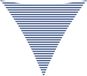 vidaXL Parasol triangulaire 6 x 6 x 6 m Polyester Oxford bleu et blanc