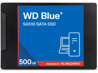 WD Blue SA510 2,5”/7 mm SATA SSD interne opslag 500 GB