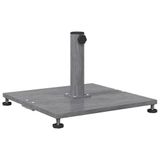 VidaXL Parasolvoet Grijs Staal 450 mm x 310 mm