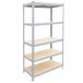 Merkloos Stellingkast - 200 x 100 x 40 cm - 875 kg - grijs
