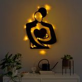 Wallity Hug 117 - Wanddecoratie - Zwart