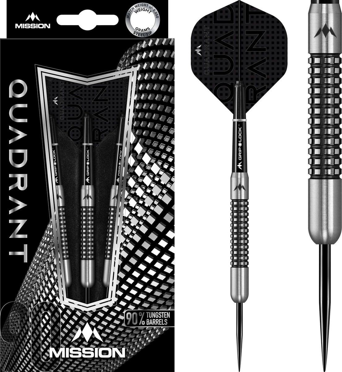 Mission Quadrant M1 90% - 22 Gram - Zwart