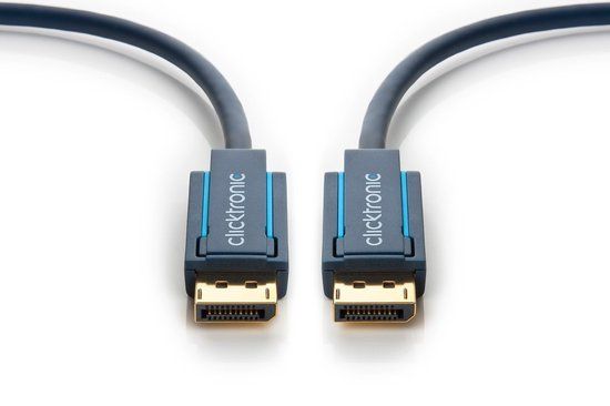 Clicktronic DisplayPort Kabel - 5 meter - Blauw