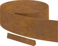 vidaXL - Grasafscherming - 450 x 20 cm - Cortenstaal