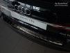 Zwart Avisa Zwart RVS Achterbumperprotector passend voor Audi A6 (C8) Avant 2018- 'Ribs'