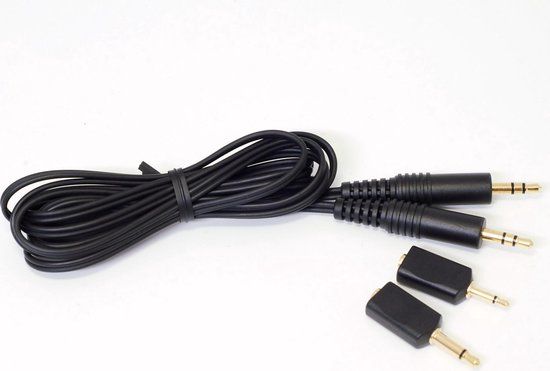 Olympus KA-333 Record Cable - 3.5mm to 2.5mm - 1.5m - Black