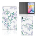 Samsung Galaxy Tab S6 Lite | S6 Lite (2022) Housse de tablette unique Fleur blanche