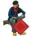 Fun en Feest Megastore Finidi Boeren bandana zakdoek Rood
