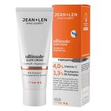 Jean & Len Ultimate Glow Cream, vegan, 50 ml | Voor elk huidtype, geeft een stralende huid, met vitamine C-derivaat, parfumvrij
