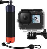 Allecto Premium - Poignée flottante étanche avec boîtier sous-marin - Kit d'accessoires pour caméra d'action - Noir GoPro Hero 13/12/11/10/9.