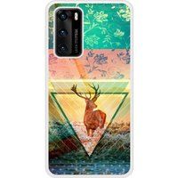 P40 Cerf swag bedrukt siliconen hoesje
