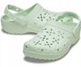 Crocs Classic Sabots Femme Floral Cut Out Jade Tint