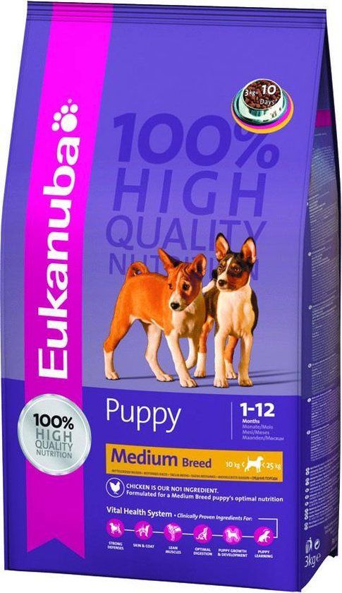 Eukanuba Puppy & Junior Medium Breed - 15 kg