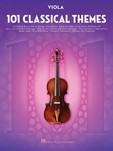 101 classical themes for viola - violon alto: Noten, Sammelband für Viola