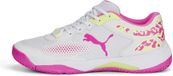 PUMA Solarcourt RCT Sportschoen - Wit/Roze/Geel - Maat 38