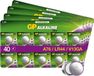 GP Extra LR44 pile - 40 pièces pile bouton alcaline 1,5V