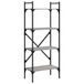 vidaXL Boekenkast 4-laags 56x31,5x138,5 cm bewerkt hout grijs sonoma