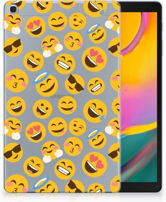 B2Ctelecom Samsung Galaxy Tab A 10.1 (2019) Tablethoesje Design Emoji