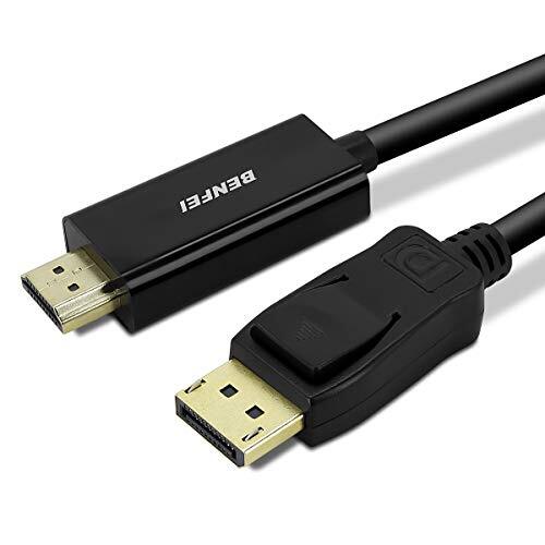 BENFEI DisplayPort naar HDMI 4.5M kabel, DisplayPort naar HDMI male naar male adapter Vergulde kabel voor Lenovo, HP, ASUS, Dell en ander merk