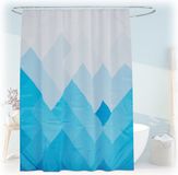 Merkloos Relaxdays douchegordijn - 180x200 cm - anti-schimmel - wasbaar - polyester - geometrisch